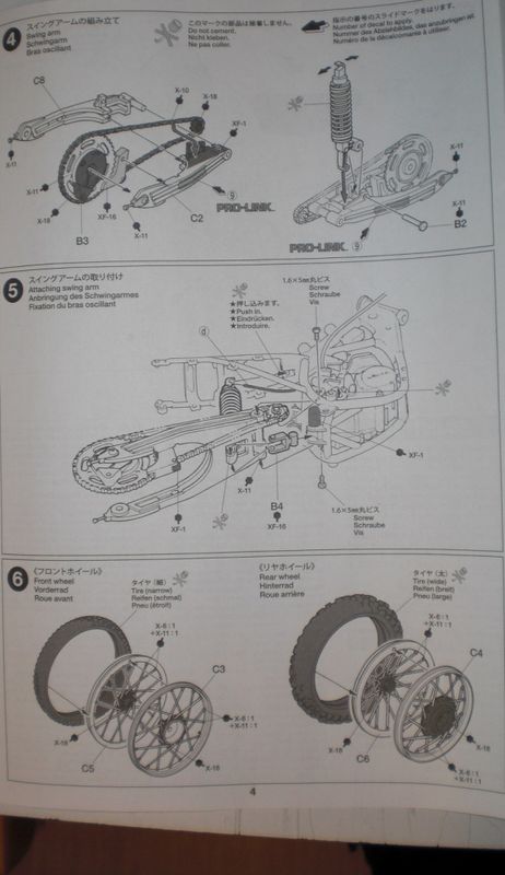 Tamiya 14011 - 1981 Honda CR250R Elsinore Motocrosser 1/12