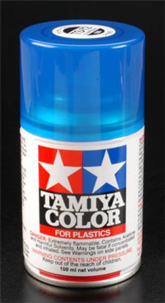 TS-72 Tamiya Lakk Spray Plast Clear Blue 100ml