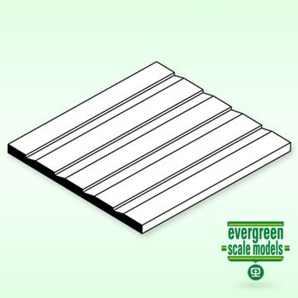 Evergreen Styrene Novelty Siding 1x150x300mm 1.5 space 1 stk