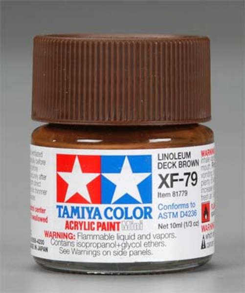 Tamiya Acrylic Mini XF-79 Linoleum Deck Brown 10ml