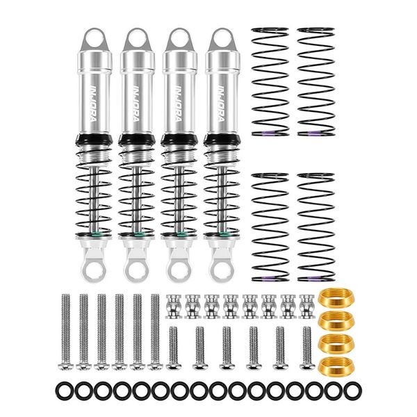 INJORA LS 59mm Aluminum Oil Shocks for 1/18 TRX4M (4)
