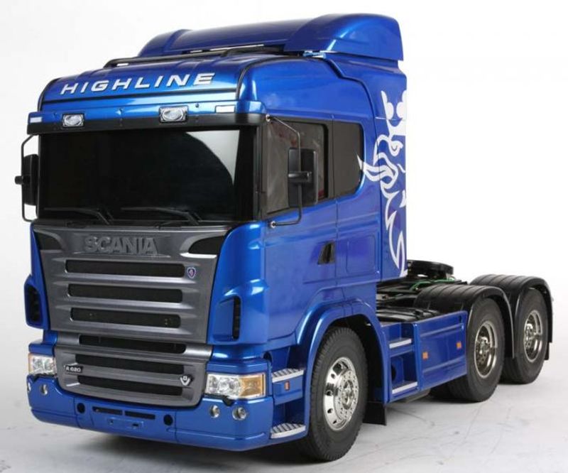 Tamiya 56327 1/14 Scania R620 6x4 Highline Blue Edition Kit 