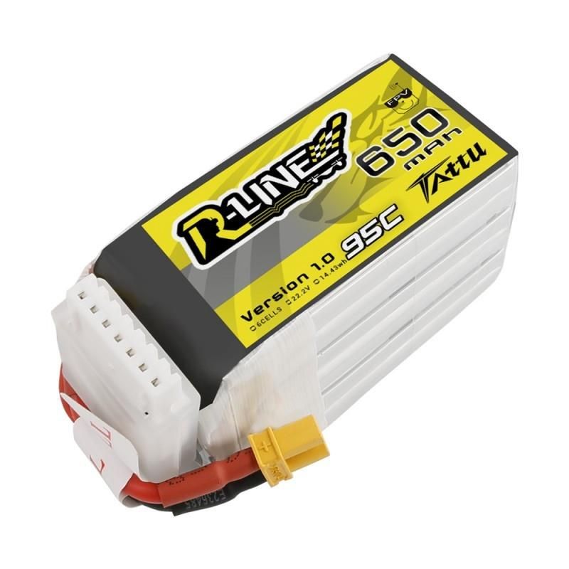 6s 650mAh - 95C - Gens Ace Tattu R-Line XT30