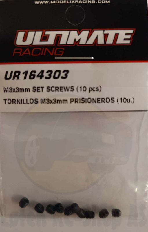 Screws - Grub Screws - M3 x 3mm (10 pcs)