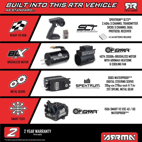 1/7 Talion 6S EXB 4x4 Brushless Speed Truck RTR