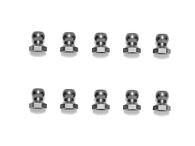 Tamiya 19804345 - 6x7.6mm BA19 Ball Connector Nut (10)