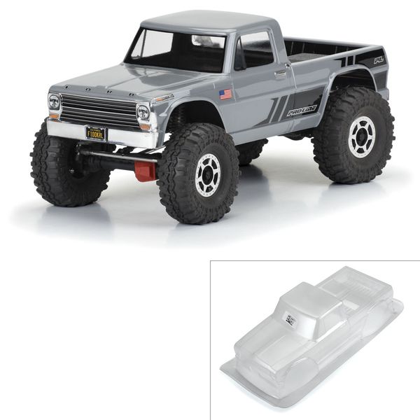 PRO361300 - 1/10 1967 Ford F-100 Clear Body 12.3" (313mm) Wheelbase Crawlers